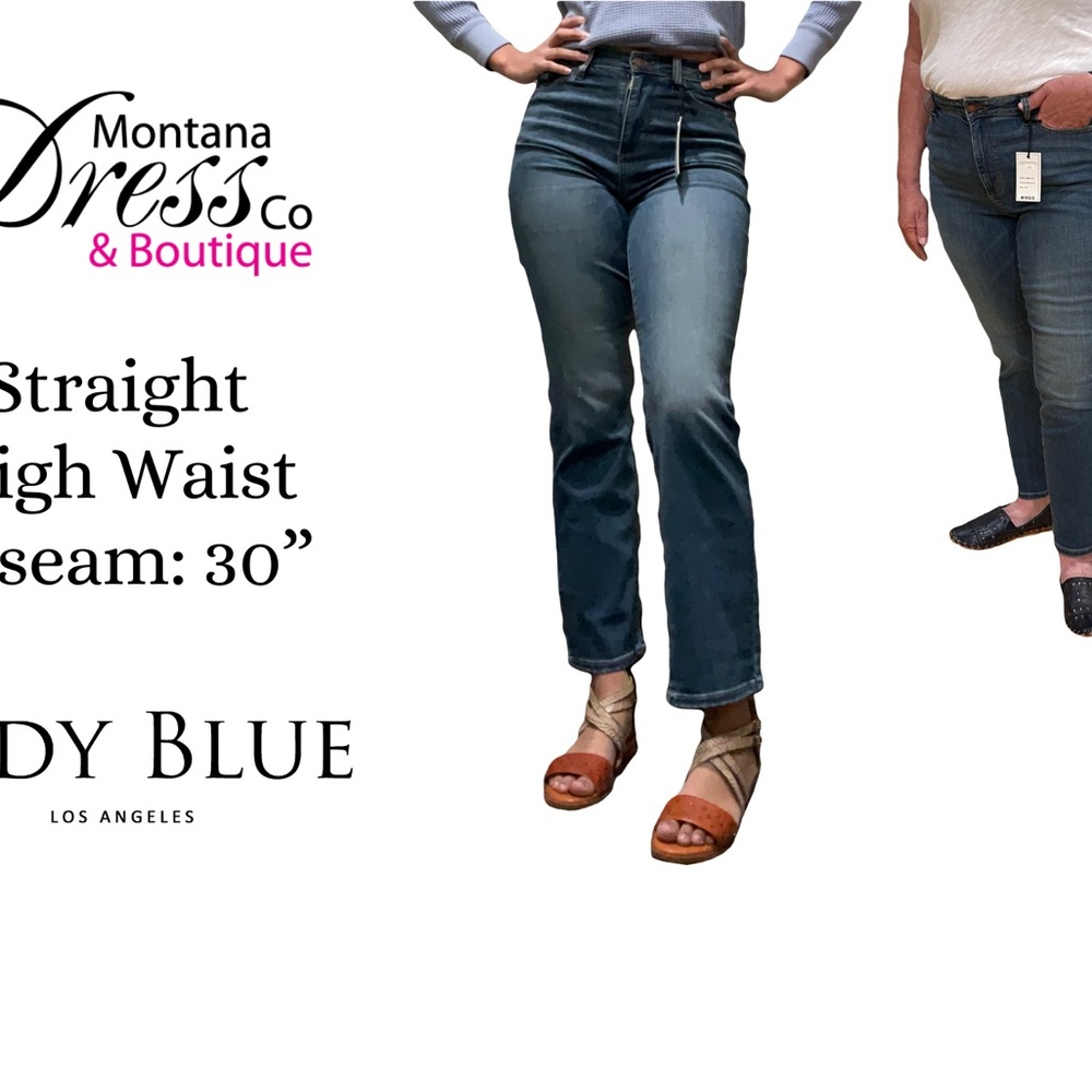 Judy Blue High-Rise Straight Leg Jeans